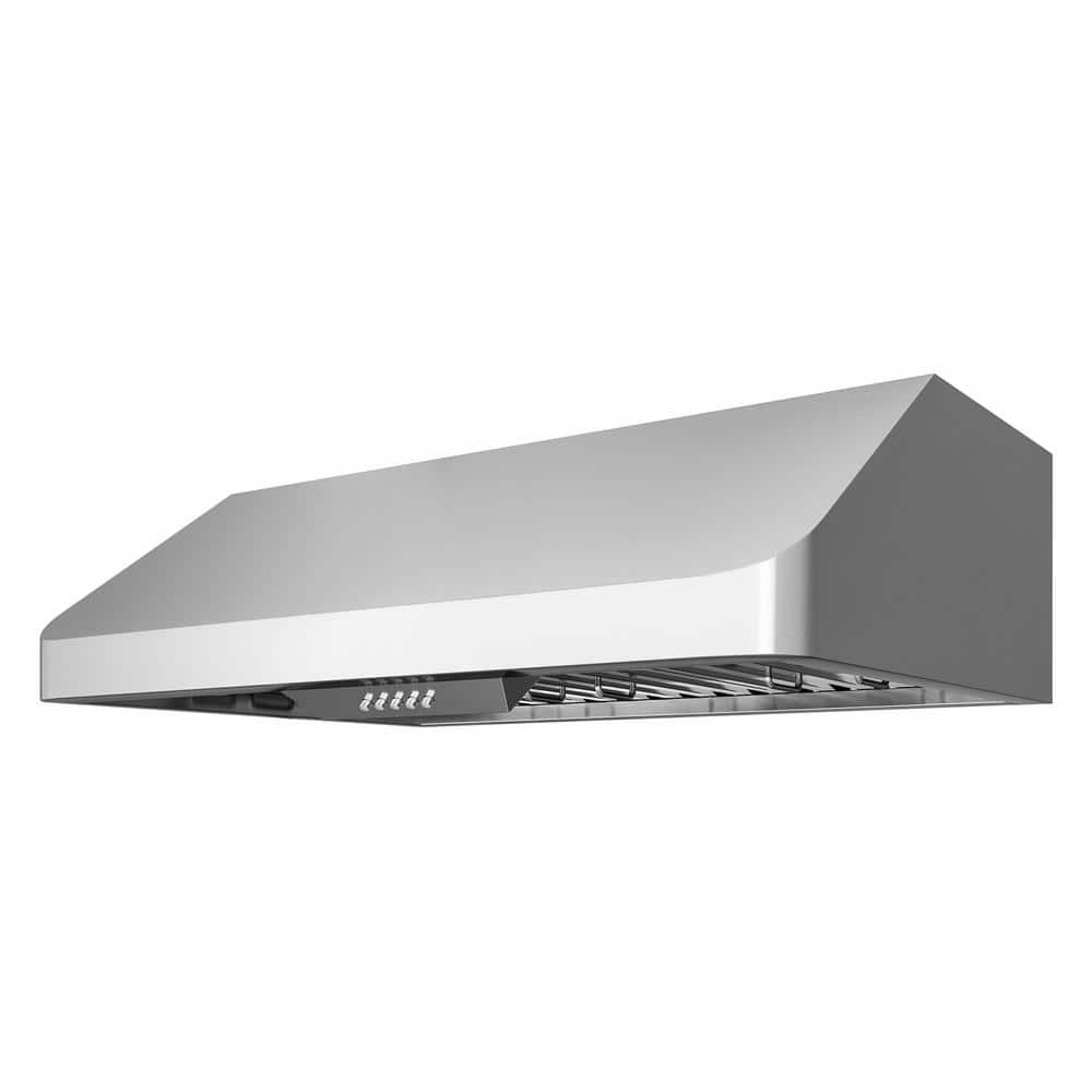 30 in. Haven Collection 500 CFM Ducted Under Cabinet Range Hood, Button Control, LED Lights, Stainless Steel - Image 3