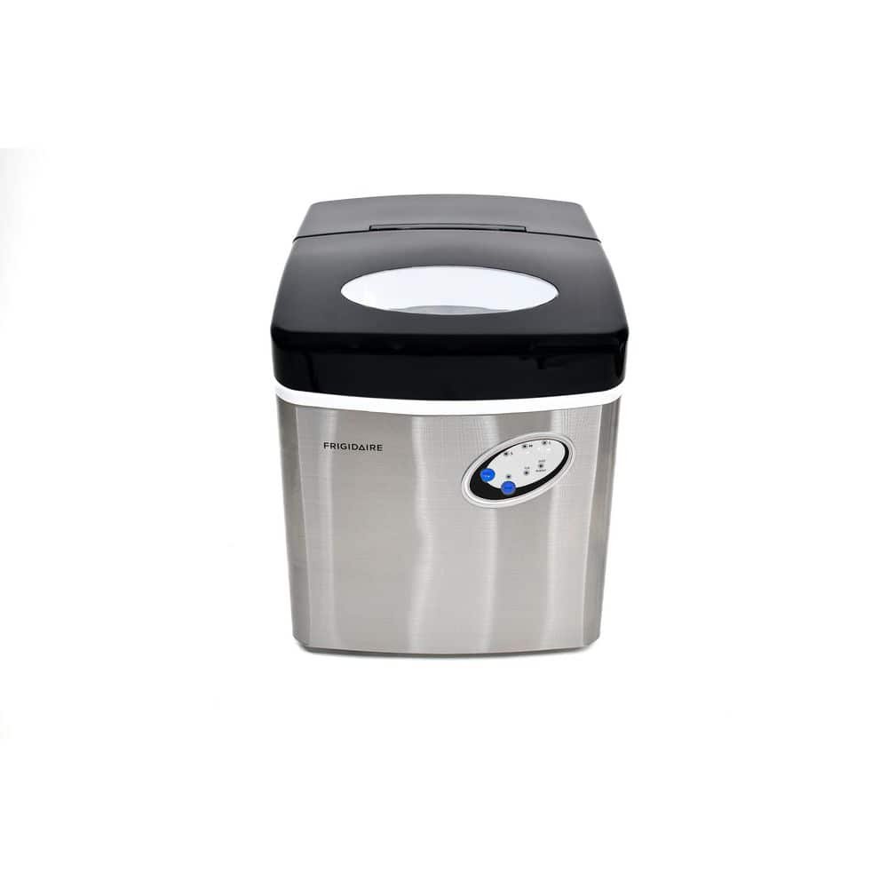 48 lb. Freestanding Ice Maker in Stainless Steel