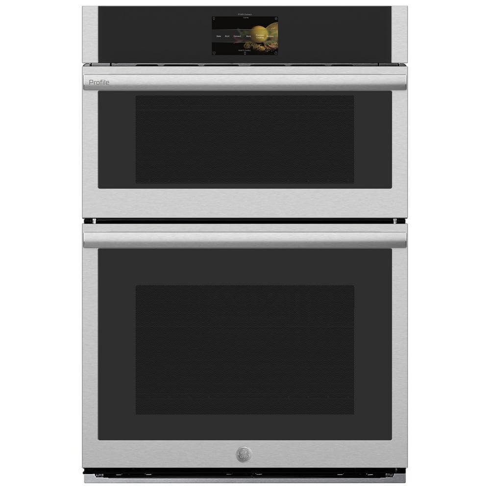 Profile 30 in. Combination Double Electric Wall Oven with Convection, Air Fry, and Self-Cleaning with Steam Clean