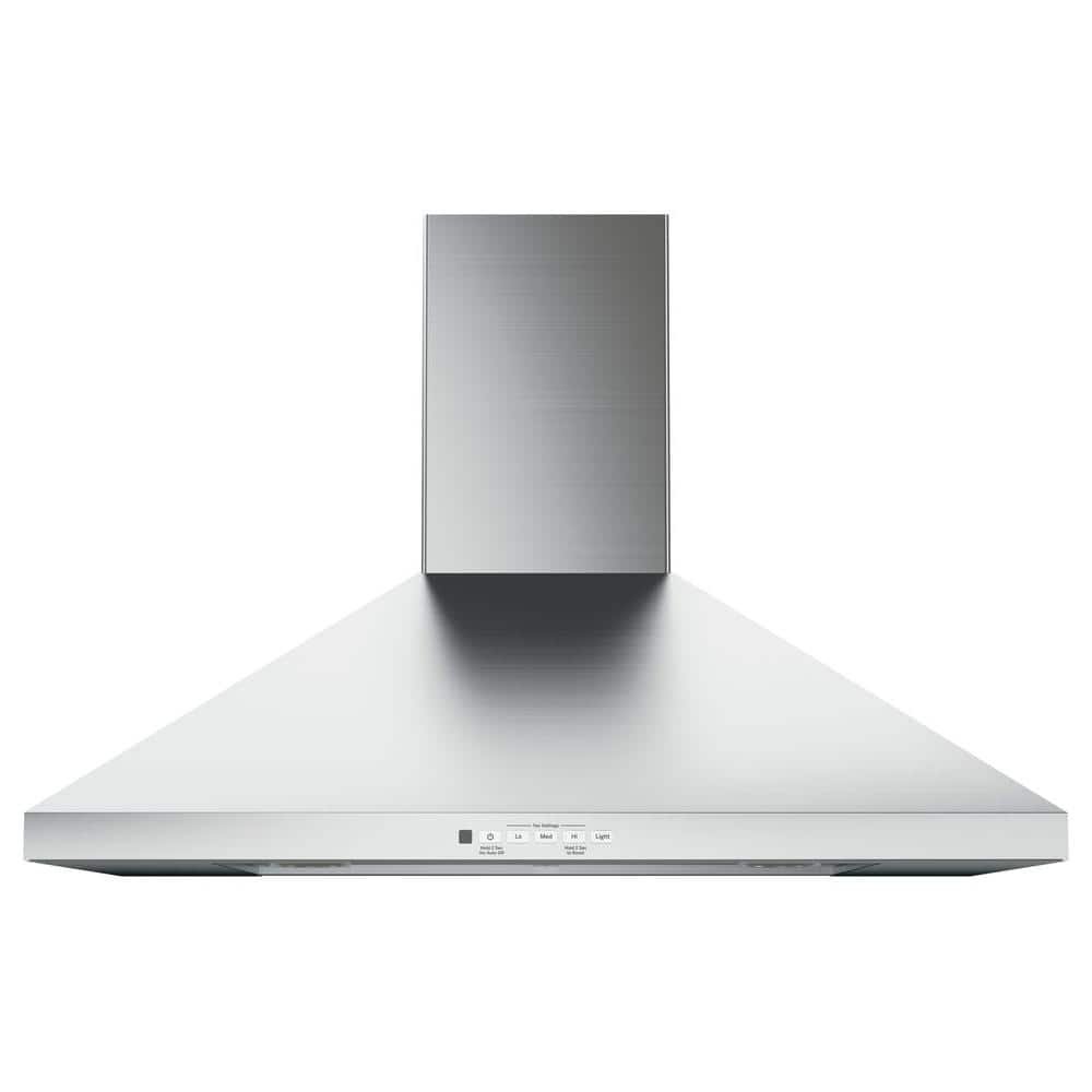 30 in. Convertible Wall-Mount Range Hood with Light in Stainless Steel