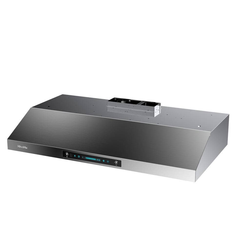 35.75 in. 900 CFM Ducted Under Cabinet Range Hood in Stainless Steel With LED Lights and Remote Control