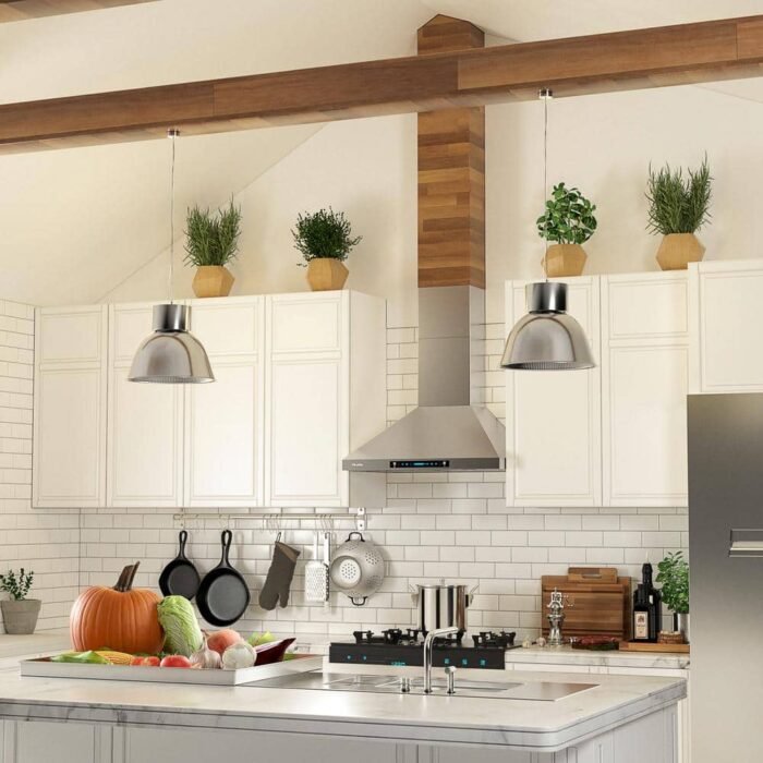 30 in. 900 CFM Convertible Wall Mount Range Hood in Stainless Steel with Gesture/Touch ControlВ and Light in Low Noise - Image 3