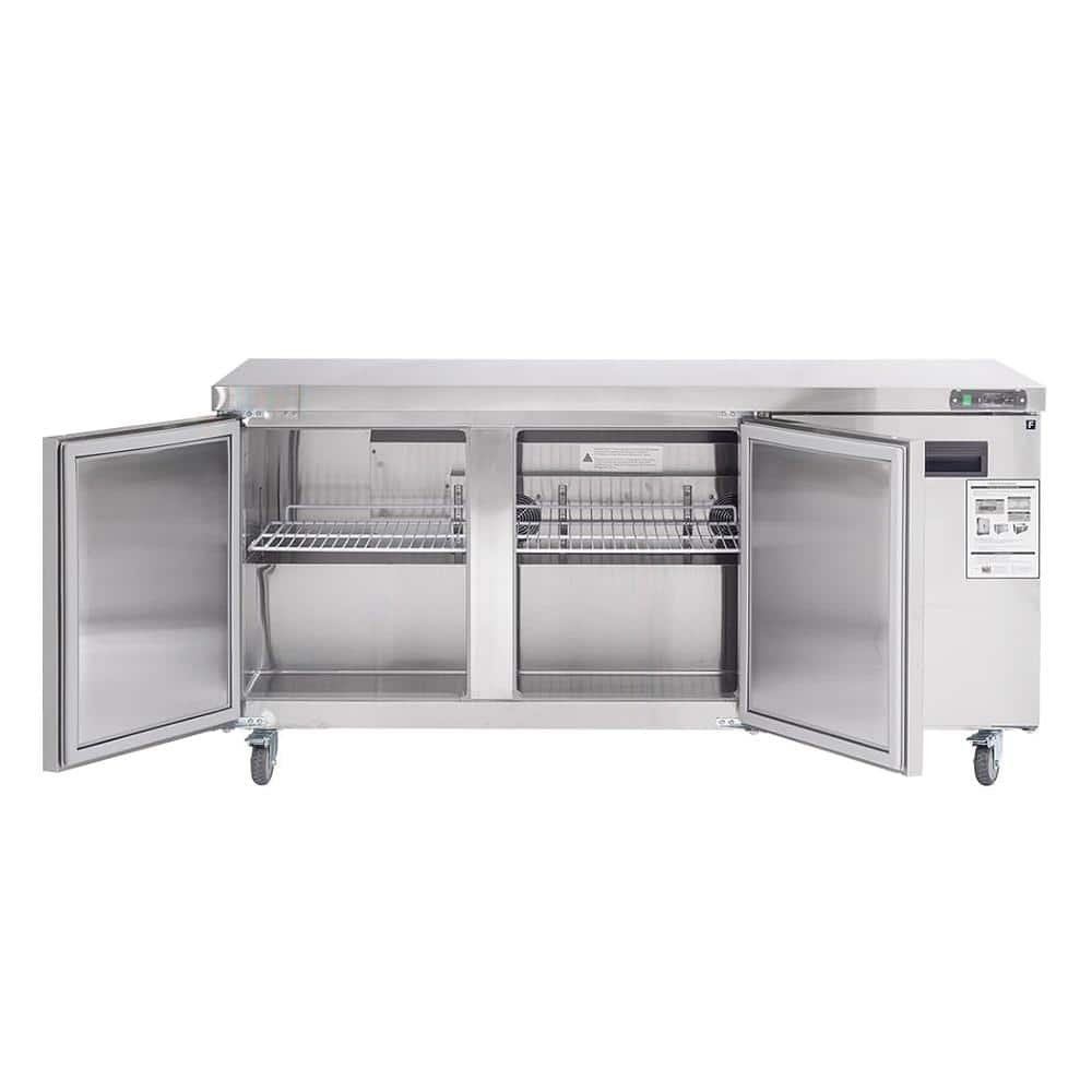 30 in. 17.7 cu. ft. Auto Defrost Upright Freezer in Stainless Steel