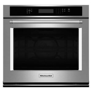 27 in. Single Electric Wall Oven Self-Cleaning with Convection in Stainless Steel