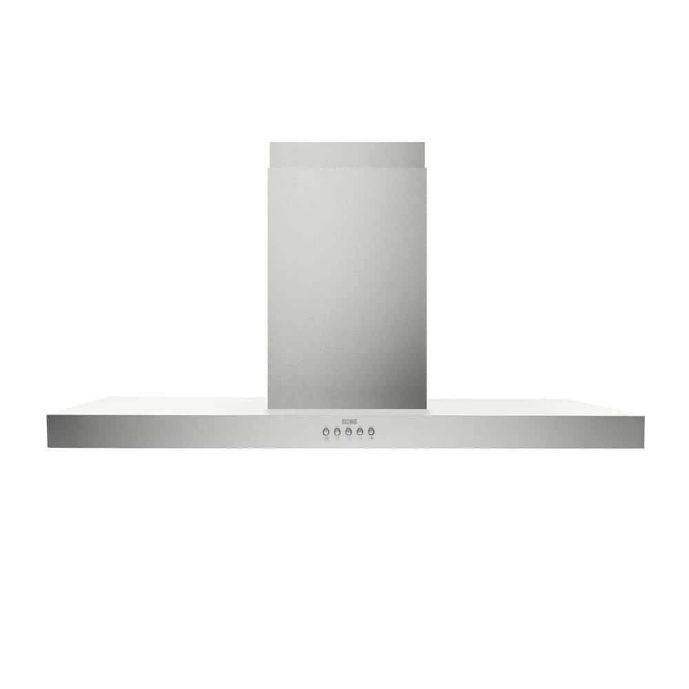 30 in. 700 CFM Ducted Wall Mount Range Hood with Light in Stainless Steel