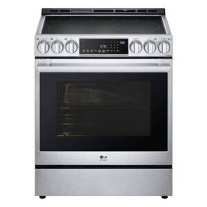 STUDIO 30 in. 6.3 cu. ft. 5-Burner Elements SMART Slide-In Induction Range in Stainless Steel with Air Fry, Energy Star