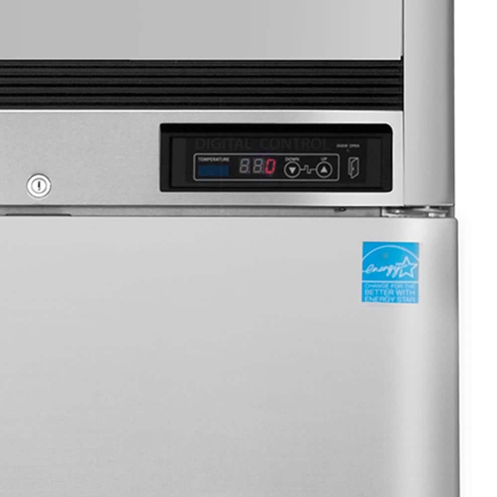 54 in. 49 cu. ft. Auto/Cycle Defrost Upright Freezer, Top Mount, Energy Star Rated in Stainless Steel - Image 3