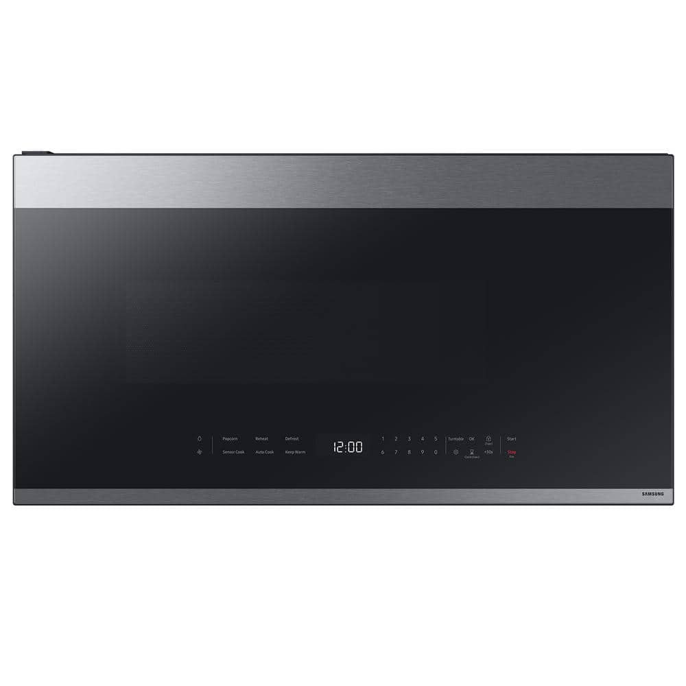 Bespoke Smart 2.1 cu. ft. Over-the-Range Microwavewith Auto Connectivity & SmartThings Cooking in Stainless Steel