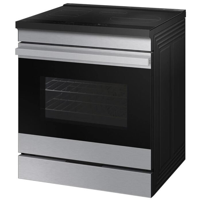 Bespoke 30 in. 6.3 cu.ft. 4 Burner Element Smart Slide-In Induction Range w/ Air Sous Vide in Stainless Steel - Image 4