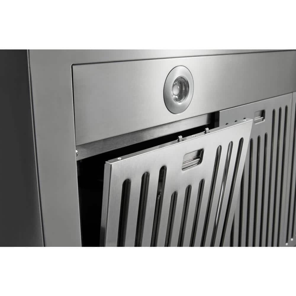 48-in. 800 CFM Convertible Wall Mount Pyramid Range Hood in Stainless Steel - Image 3