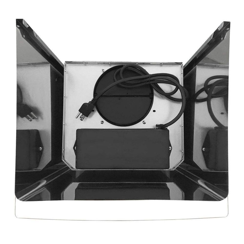 30 in. Vista Collection 380 CFM Ducted Wall Mount Range Hood, Touch Controls, LED Lights, Stainless Steel - Image 4