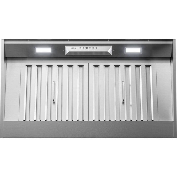 Monsoon I 36 in. 600 CFM Insert Mount Range Hood with LED Light in Stainless Steel