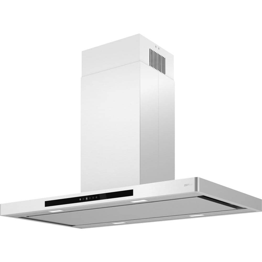 Vista 42 in. Shell Only Island Mount Range Hood with LED Lights in Stainless Steel - Image 4