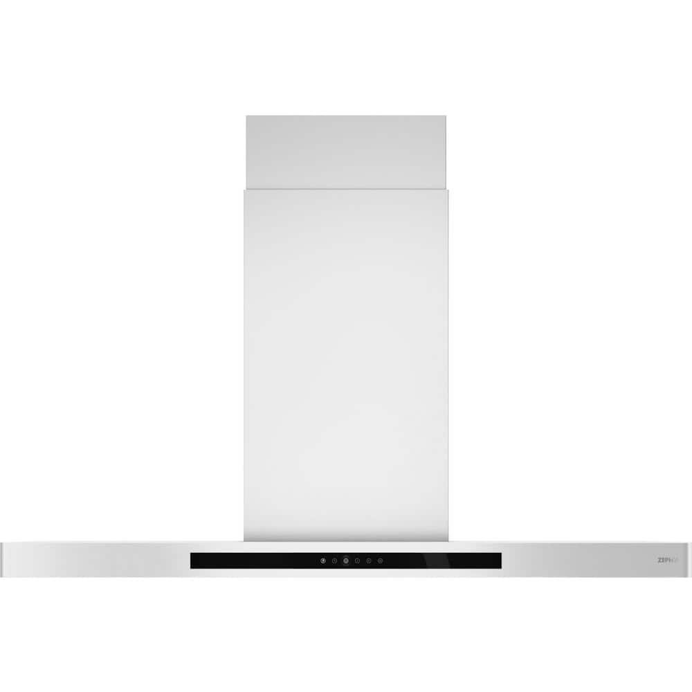 Vista 42 in. Shell Only Island Mount Range Hood with LED Lights in Stainless Steel
