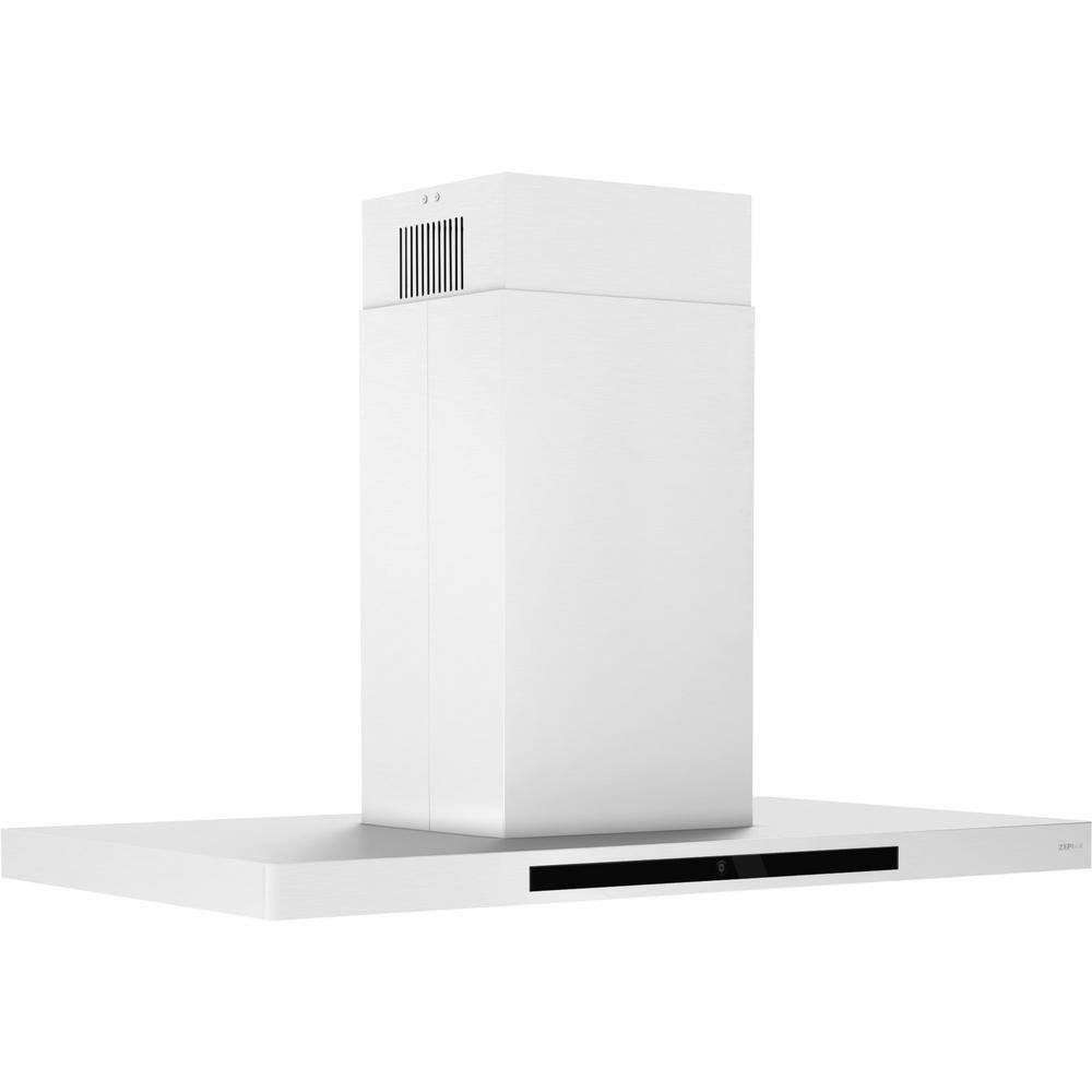 Vista 42 in. Shell Only Island Mount Range Hood with LED Lights in Stainless Steel - Image 3