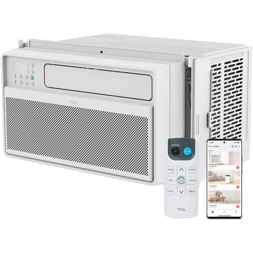 12000 BTU Q-Series Smart Inverter Window AC, Ultra-Quiet, 38% Energy Saving, EZ Install, Open-able Window