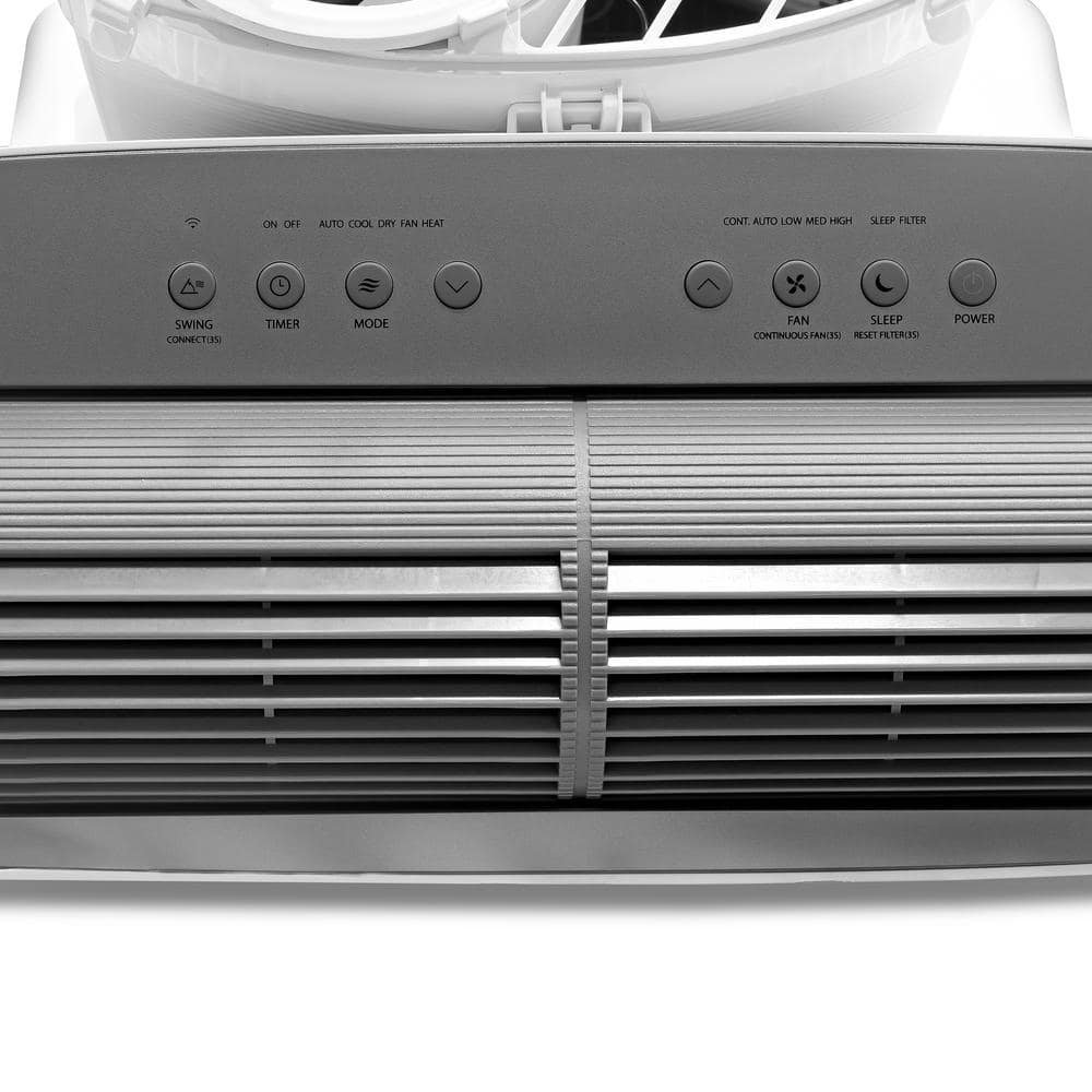 14,000 BTU (12,000 BTU DOE) 115-Volt Inverter Wi-Fi Quiet Portable Air Conditioner w/Heat up to 550 sq. ft. in White - Image 2