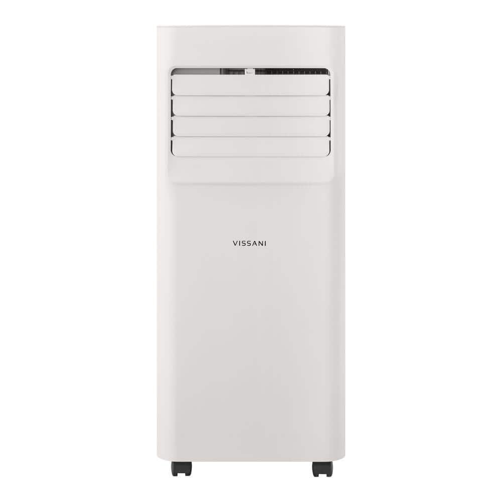 5,000 BTU (DOE) 115-Volt Portable Air Conditioner Unit Cools up to 150 sq. ft. with Dehumidifier and Remote in White