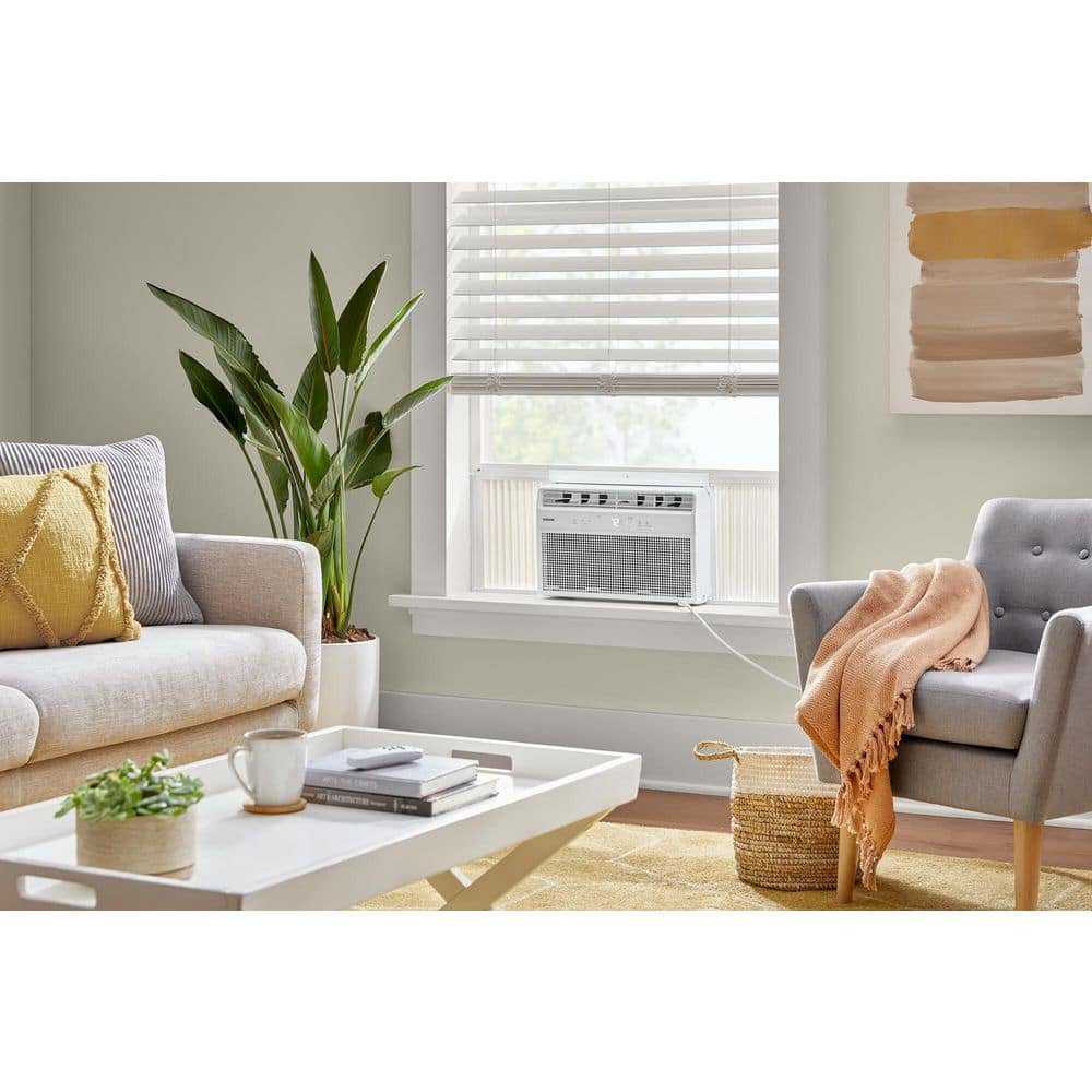 6,000 BTU 115-Volt Window Air Conditioner for 250 sq. ft. Rooms with Remote in White - Image 2