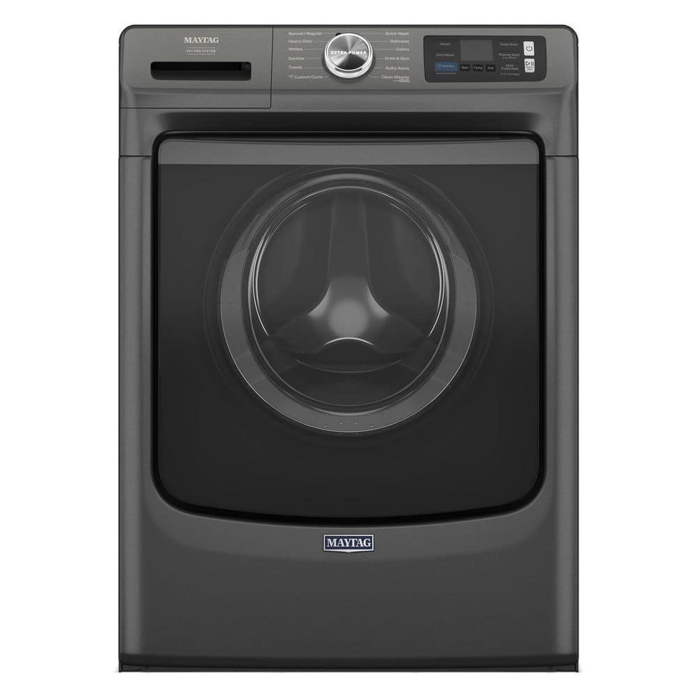 5 cu. ft. Front Load Washer in Volcano Black with Smart Pet Pro Option