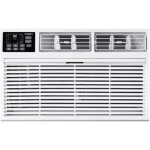 12,000 BTU (DOE) 230-Volt Through-The-Wall Air Conditioner Cools 550 sq. ft. with Heater with Remote in White