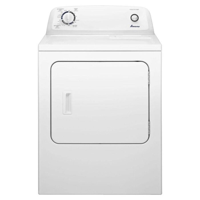 6.5 cu.ft. vented Front Load Gas Dryer in White with Wrinkle Prevent Option