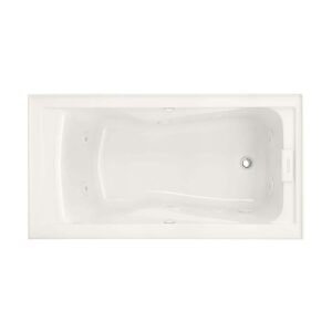 EverClean 60 in. x 32 in. Whirlpool Bathtub with Right Drain in White