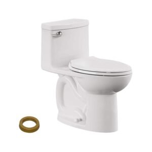 Compact Cadet 3 1-Piece 1.28 GPF Single Flush Elongated Chair Height Toilet in White