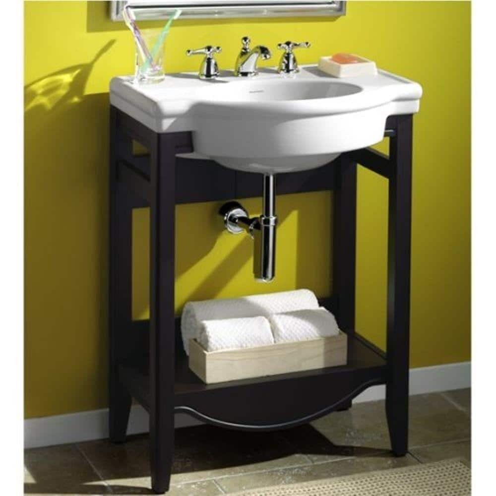 Retrospect 27 in. W Pedestal Sink Basin in White - Image 2