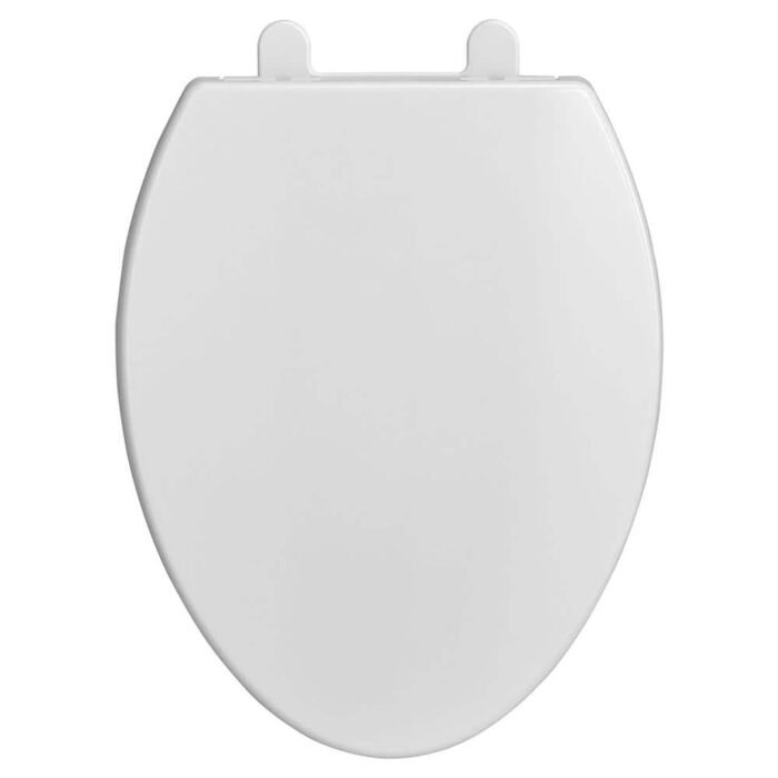 Telescoping Luxury Slow-Close EverClean Elongated Front Toilet Seat in White