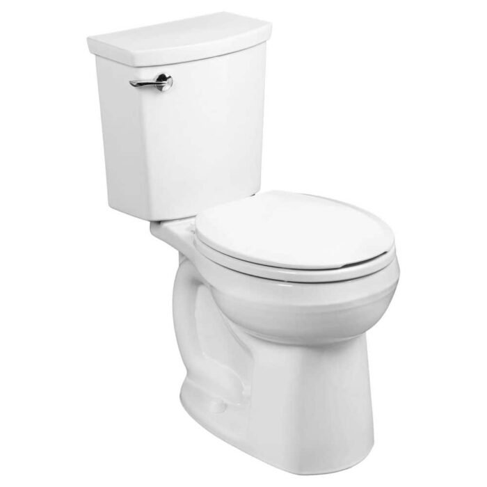 H2Optimum 2-piece 1.1 GPF Single Flush Round Toilet in White - Image 2