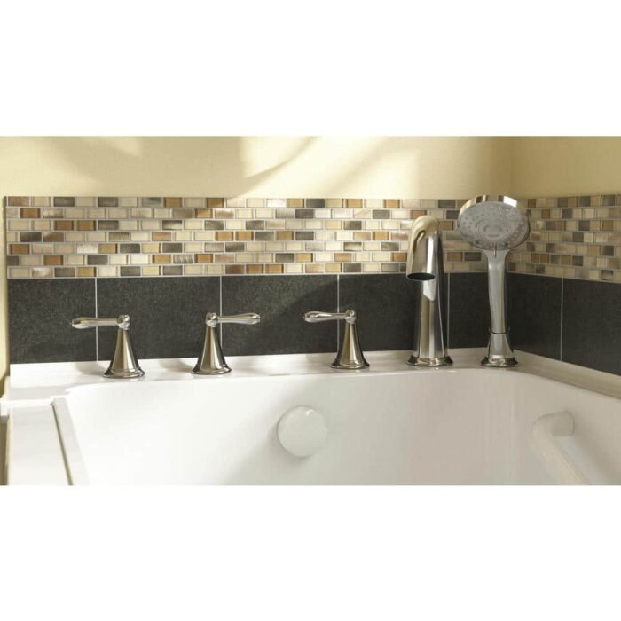 Exclusive Series 60 in. x 30 in. Left Hand Walk-In Soaking Bathtub with Quick Drain in White - Image 2