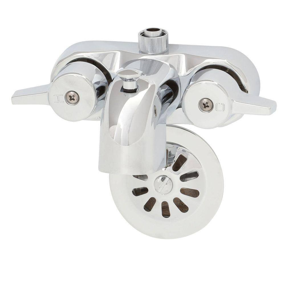 5 ft. Acrylic Ball and Claw Feet Roll Top Tub in White with Polished Chrome Accessories - Image 3