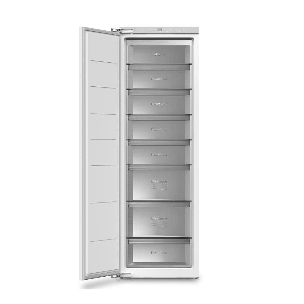 9.75 cu.ft. 22 in. Frost Free Residential Upright Freezer in White Built-in Panel Ready Low Noise LED Touch Control - Image 2
