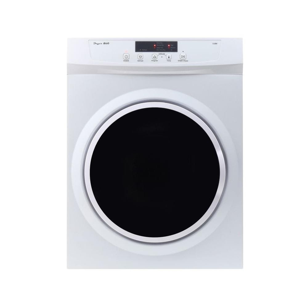 3.5 cu.ft. 110V Sensor/Refresh Compact Vented Dryer White