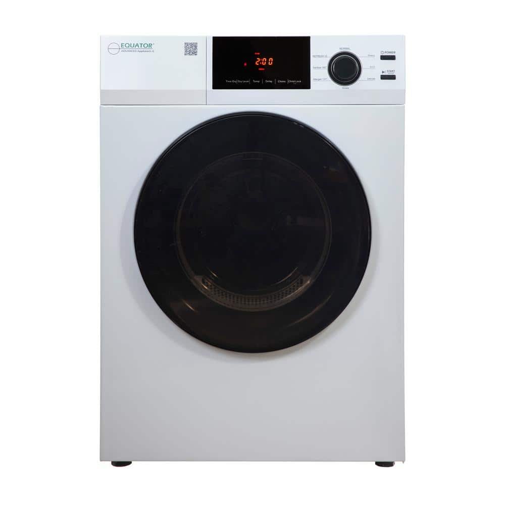 220V 4 cu.ft. Digital Sensor Compact Vented Dryer White