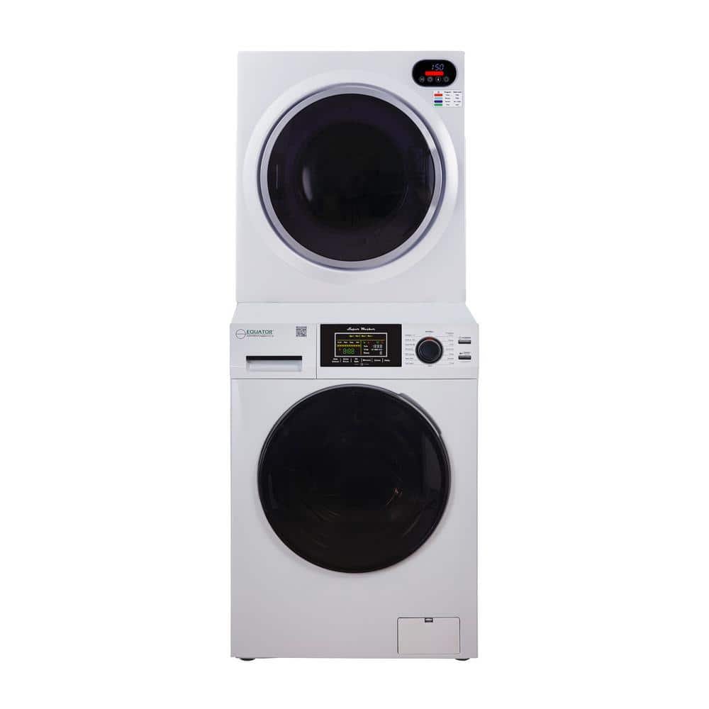 1.6 cu. ft. 110-Volt Front Load Washer with Pet Cycle Plus 2.6 cu. ft. Vented Digital Dryer in White