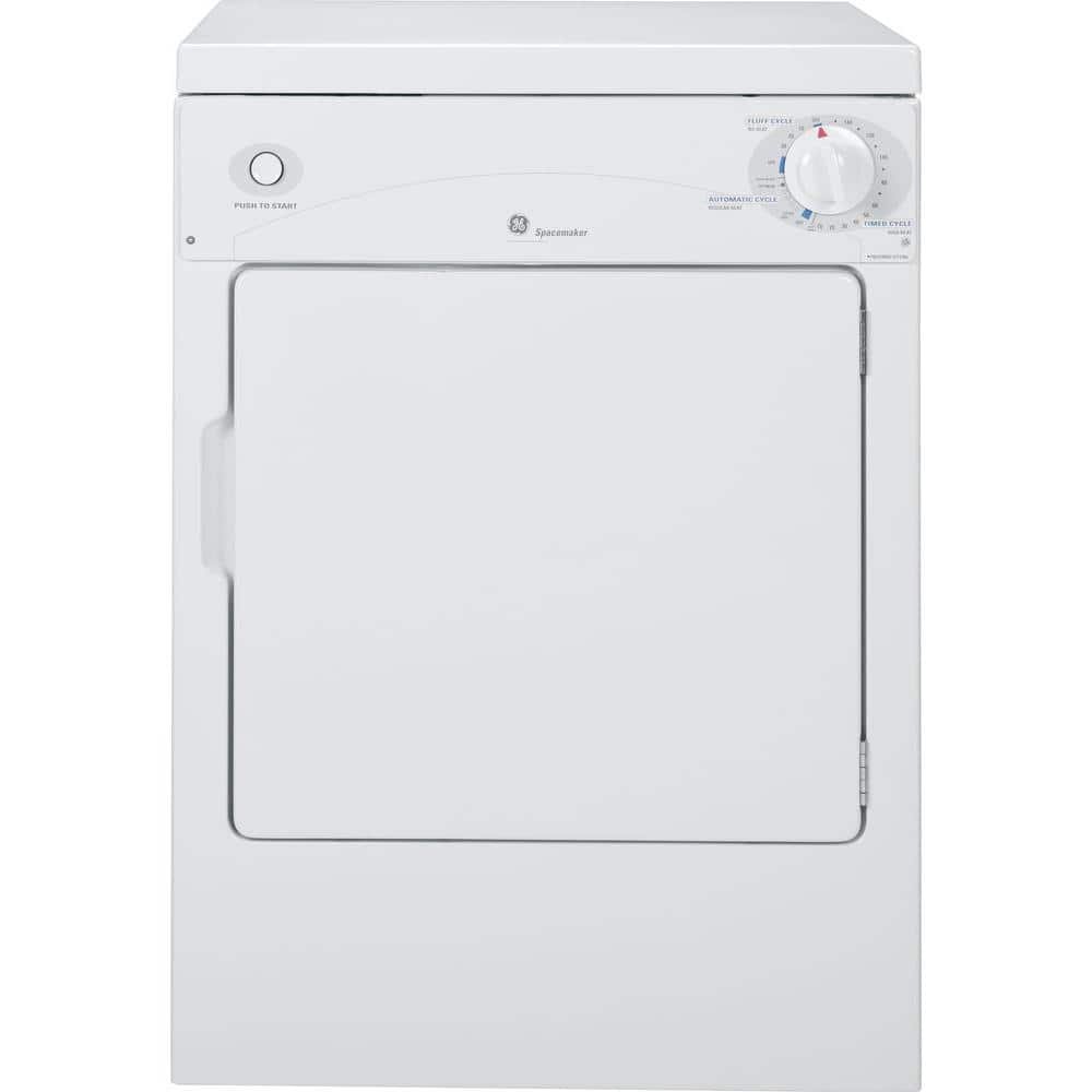 3.6 cu. ft. 120- Portable Front Load Stackable Electric Dryer in White