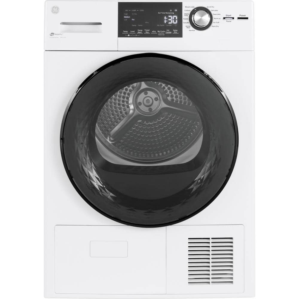 4.1 cu. ft. 240-Volt White Electric Ventless Dryer, ENERGY STAR