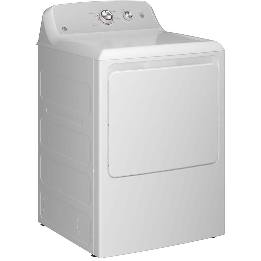 6.2 cu. ft. vented Electric Dryer in White with Auto Dry, 120 ft Venting, and Shallow Depth - Image 3