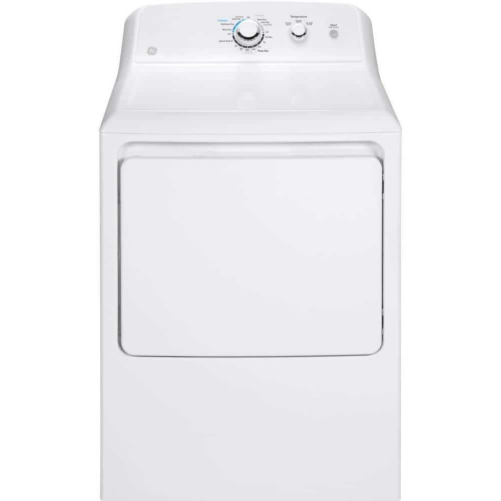 6.2 cu. ft. Gas Dryer in White