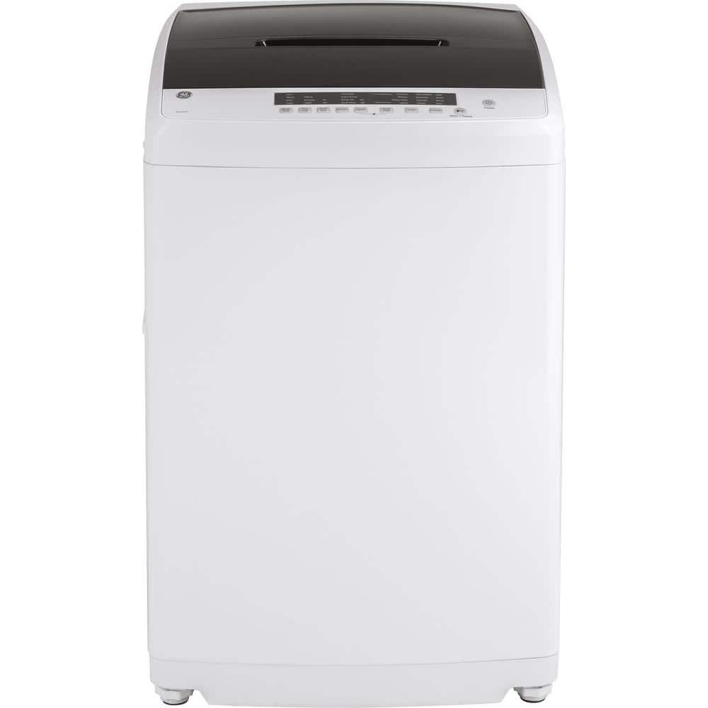 2.8 cu. ft. Capacity Stationary Washer with Stainless Steel Basket in White