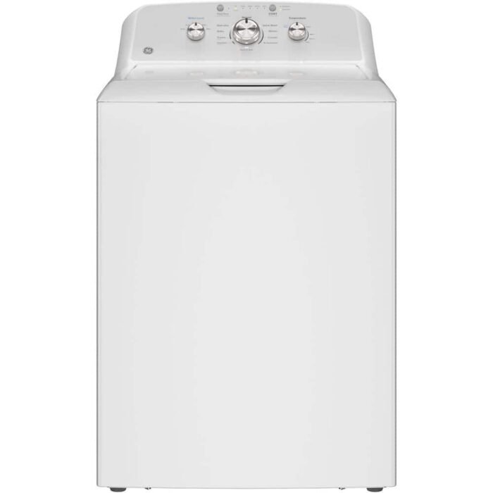 4.3 cu. ft. Top Load Washer in White with Dual Action Agitator and Sanitize with Oxi