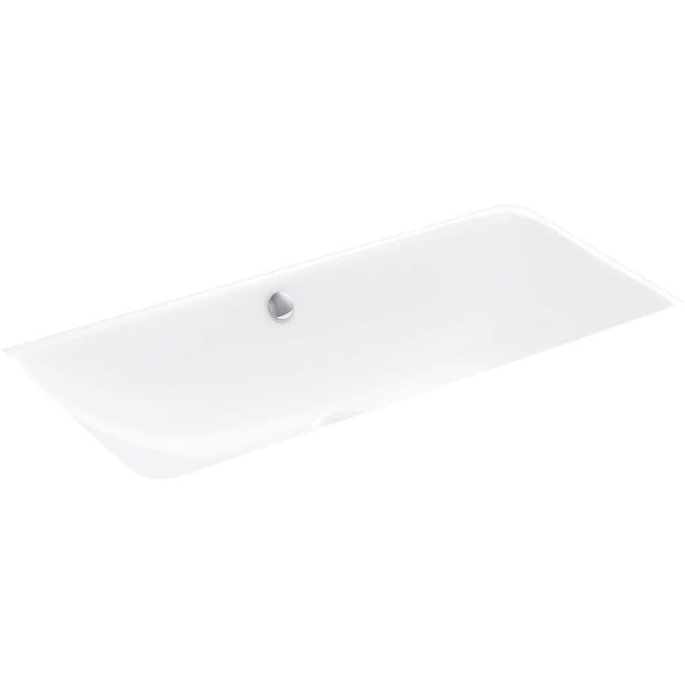 Iron Plains 30 in. Drop-In Cast Iron Bathroom Sink in White - Image 3