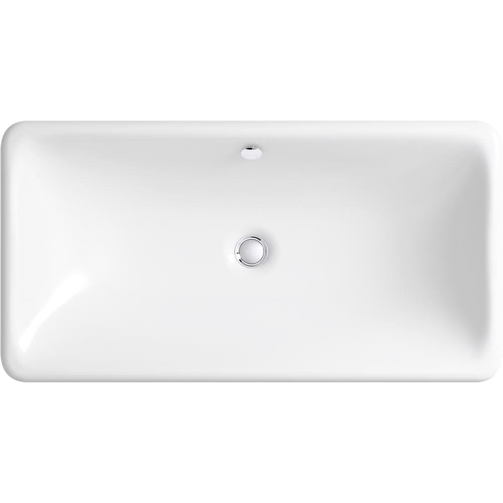 Iron Plains 30 in. Drop-In Cast Iron Bathroom Sink in White - Image 2