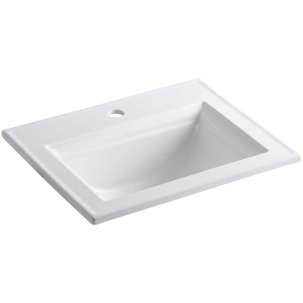 Memoirs Stately 22-3/4 in. Drop-In Vitreous China Bathroom Sink in White - Image 2