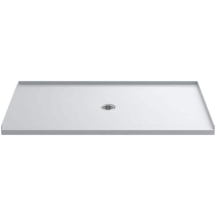 Ballast 66 in. x 36 in. Single Threshold Shower Base in White