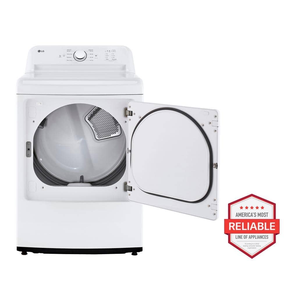 7.3 Cu.Ft. Vented Electric Dryer in White with Sensor Dry Technology - Image 3