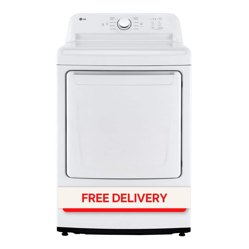 7.3 Cu.Ft. Vented Electric Dryer in White with Sensor Dry Technology