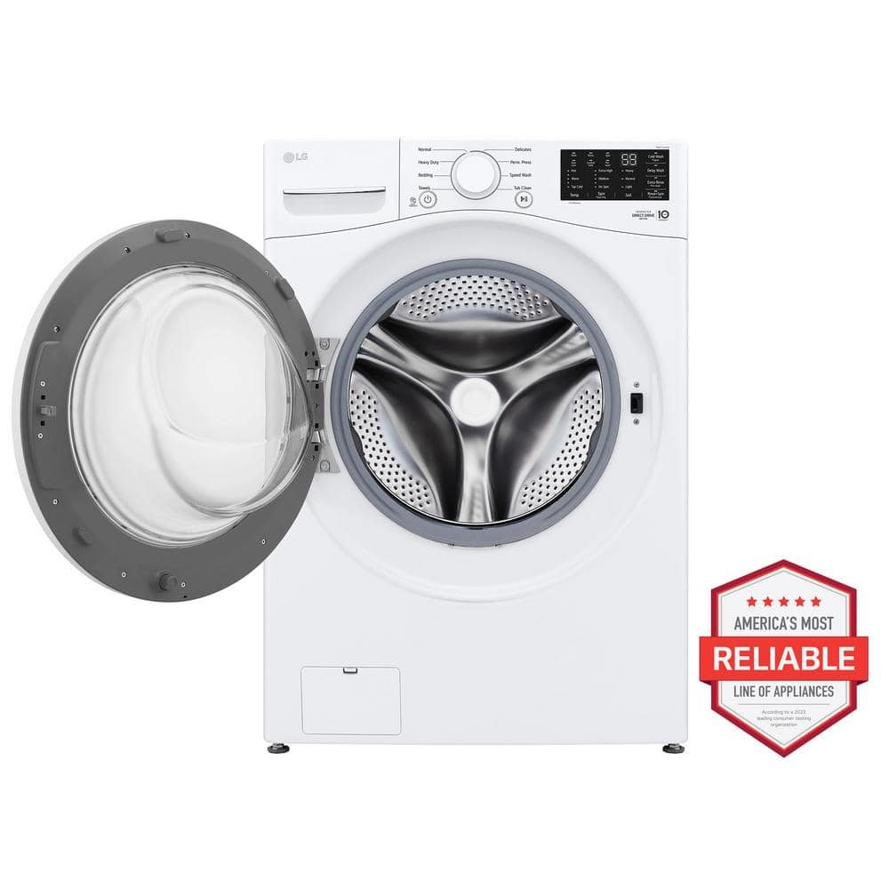 5.0 cu. ft. Stackable Front Load Washer in White with 6 Motion Cleaning Technology - Image 3